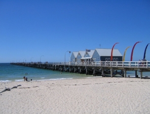 Busselton Port of Call for Cruise Ships in Australia beach and jetty